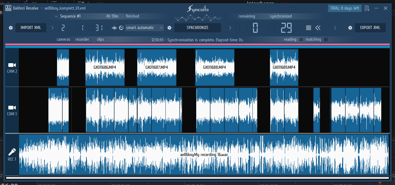 Roundtrip with Syncaila doesn't work [issue] | LWKS Forum