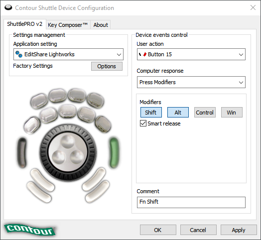 [SOLVED with the help of hugly and SChrauber!]configuring ShuttlePro ...