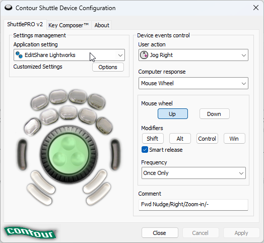 Optimizing the jog-wheel of the Contour Shuttle | LWKS Forum