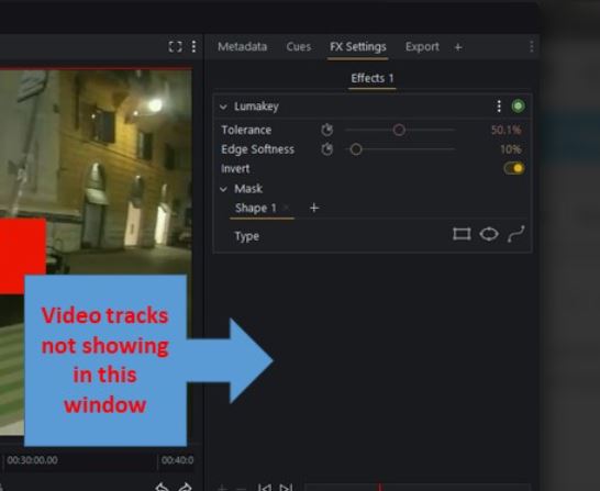 Video tracks not showing | LWKS Forum