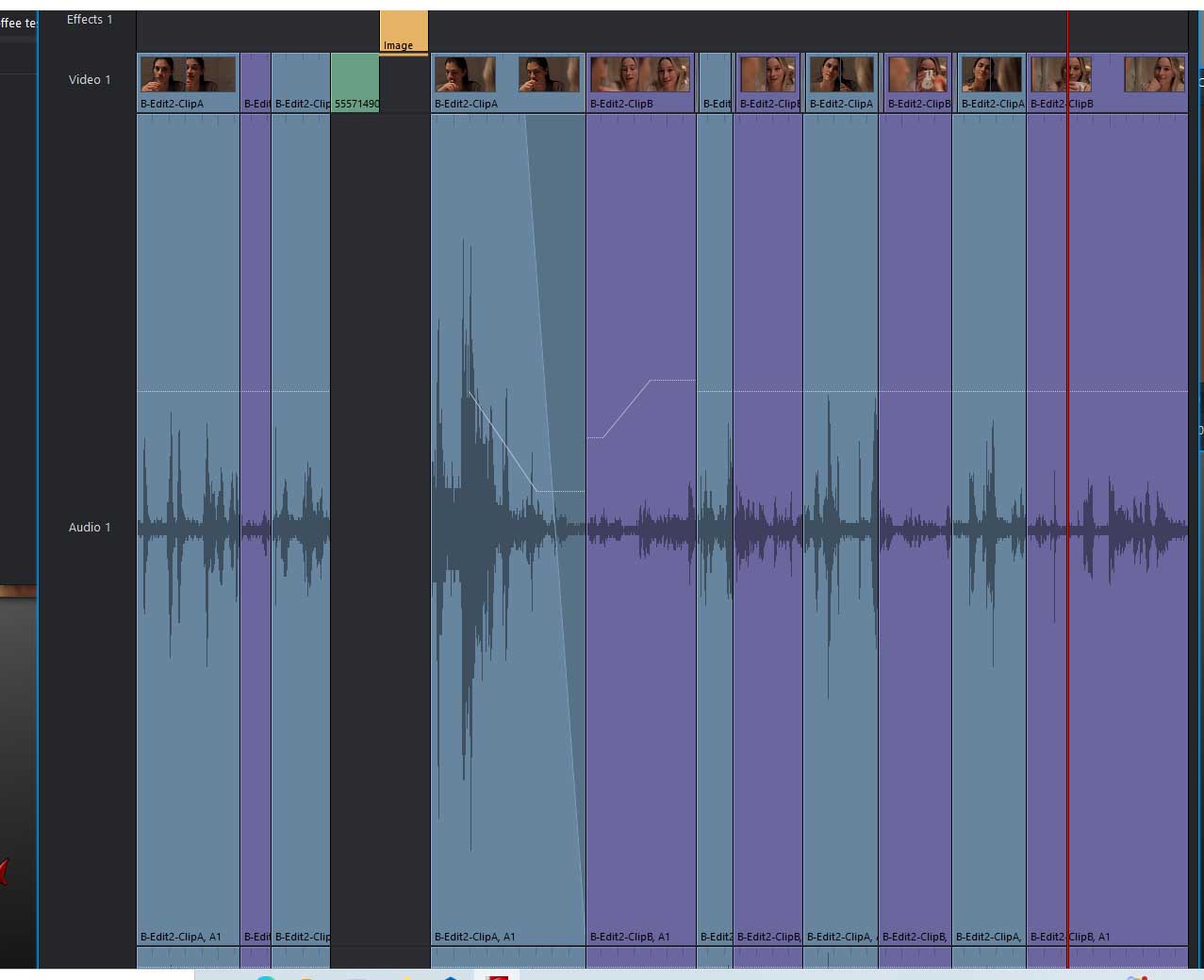 Wave graphics on the audio file, low sounds are not visible | LWKS Forum