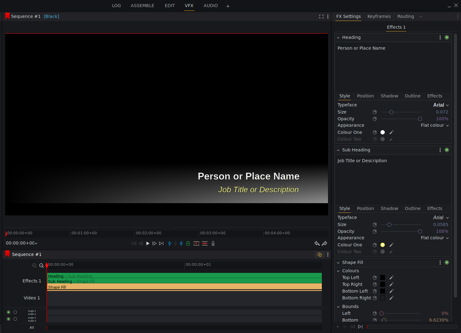 Quick option to fade in/out text preset | LWKS Forum