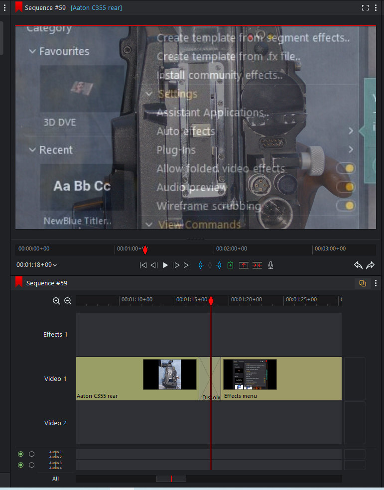 Zoom in on transition with stills. | LWKS Forum